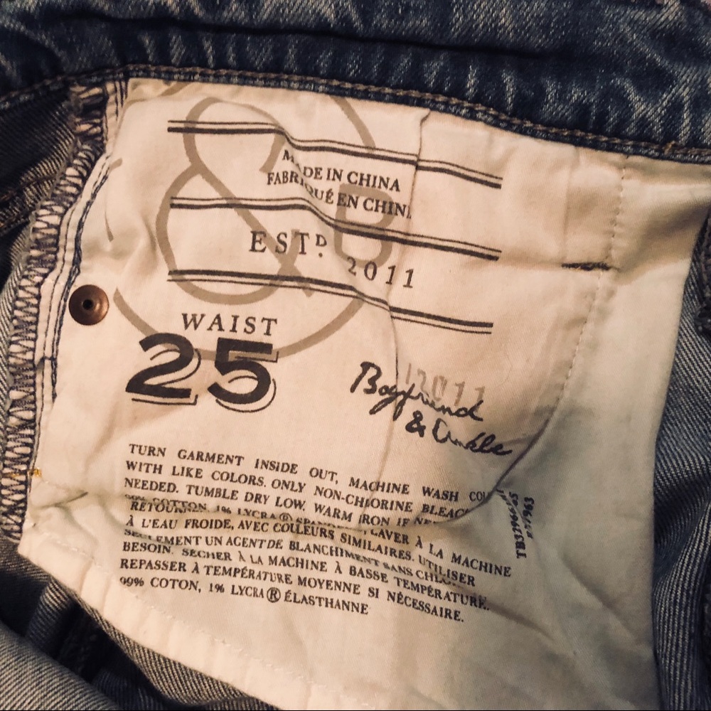 Treasure & Bond Boyfriend Ankle Jeans - Picture 5 of 5